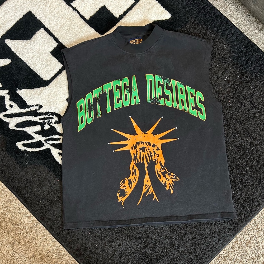 Black and Green Graphic Tee